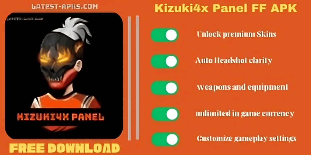 Kizuki4x Panel APK 2 Kizuki4x FF Panel