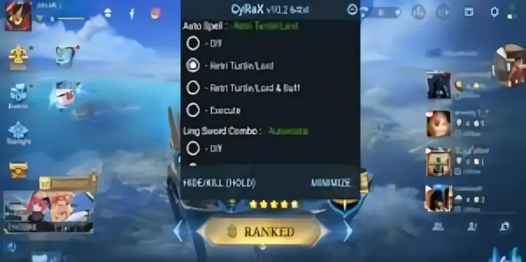 Cyrax MLBB Mod APK 3 Cyrax Mod Menu