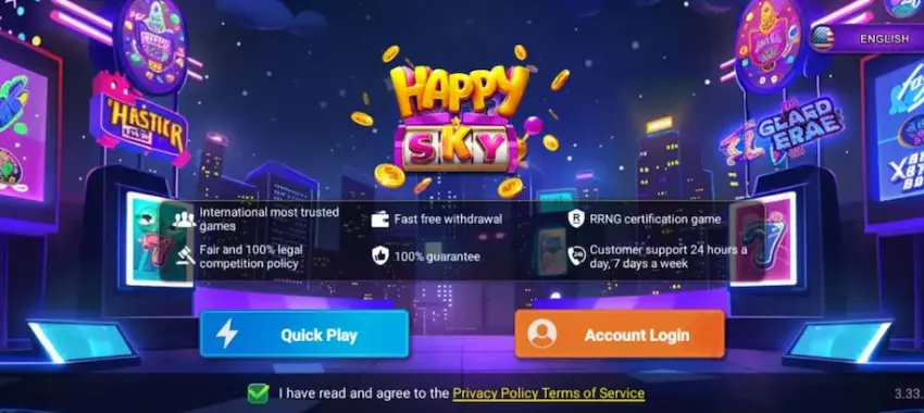 Happy Sky 777 APK 4 Happy Sky Login